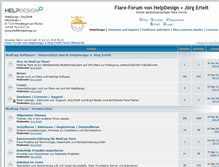 Tablet Screenshot of flare-forum.helpdesign.eu