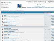 Tablet Screenshot of helpandmanual-forum.helpdesign.eu